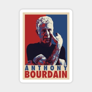 Anthony Bourdain Pop Art Style Magnet