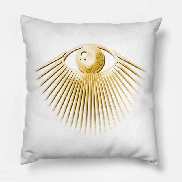 Freemasonry symbol - All seeing eye Pillow by NxtArt
