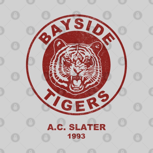 Bayside Tigers A.C. Slater 1993 - vintage logo by BodinStreet