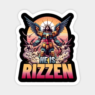 He is Rizzen! Mech Jesus! Magnet