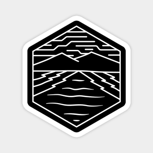 Mountains Hexa Magnet