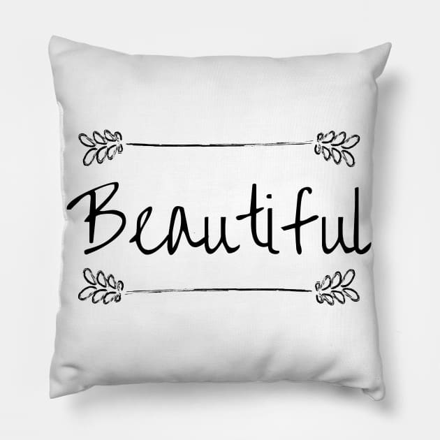 Beautiful Pillow by Word and Saying