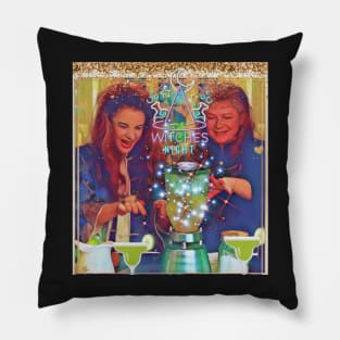 Witches, drinks, practical magic, midnight margaritas Pillow