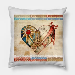 Barcelona Spirit - Vintage Pillow