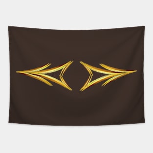 gold Shapes beautyful art Designs. Tapestry