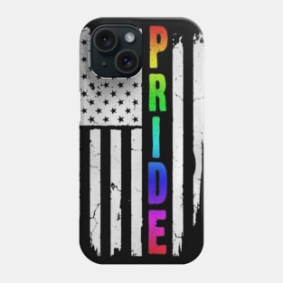 Pride Rainbown American Flag Costume Gift Phone Case