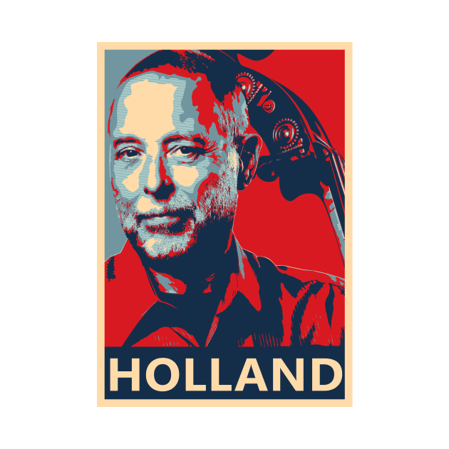 Dave Holland Hope Poster - Greatest musicians in jazz history by Quentin1984