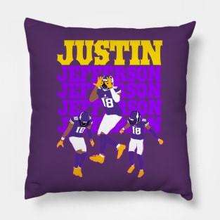 Justin Jefferson 18 Pillow