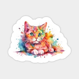 Cat Rainbow Magnet