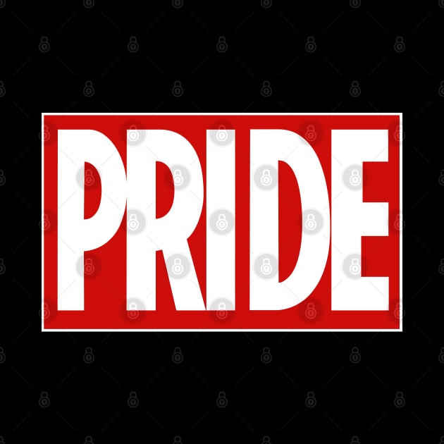 PRIDE. Celebrate Pride with this bold red logo design by Off the Page