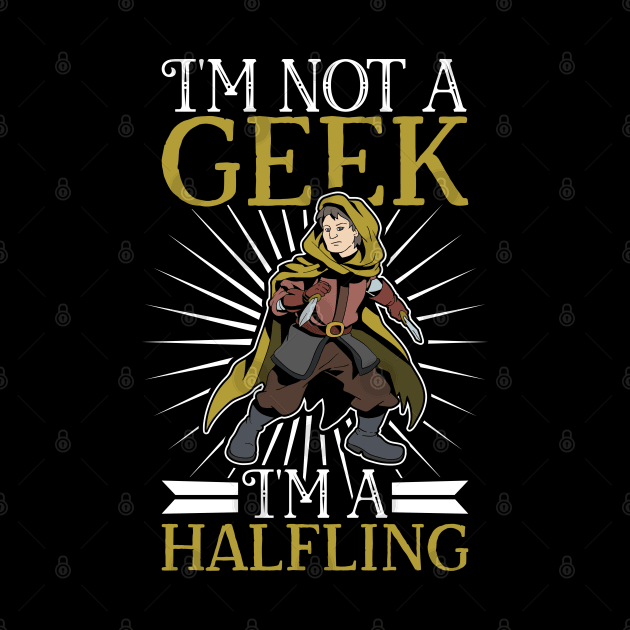 No geek - D20 Roleplay Character - Halfling by Modern Medieval Design