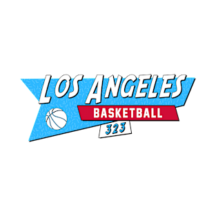 Los Angeles B 90s Basketball Retro T-Shirt