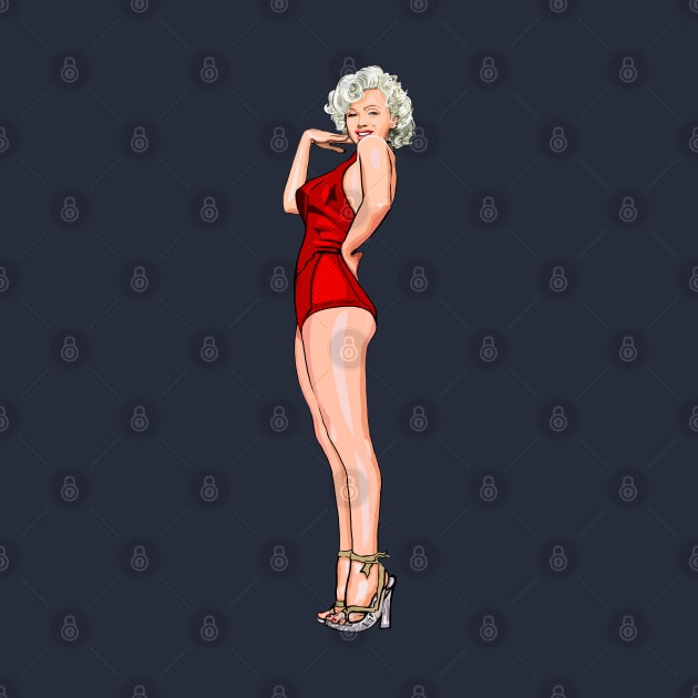 Marilyn Monroe polka dot swimsuit by FanboyMuseum