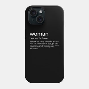 Woman Definition Phone Case