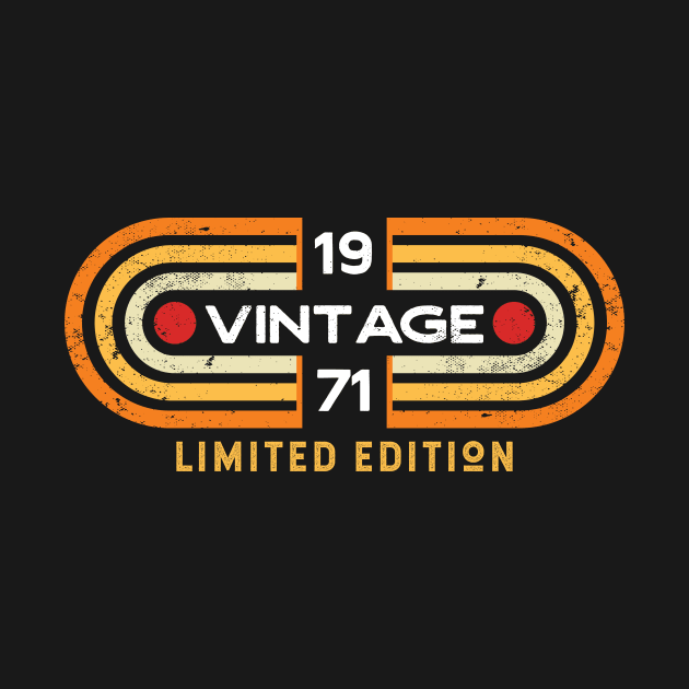 Vintage 1971 | Retro Video Game Style by SLAG_Creative