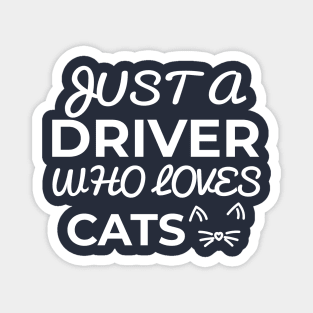 driver cat owner Magnet