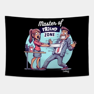 Friendzone masters! My new hobby - NOT AGAIN! CHEER UP! - Retro Vintage Funny Style Tapestry