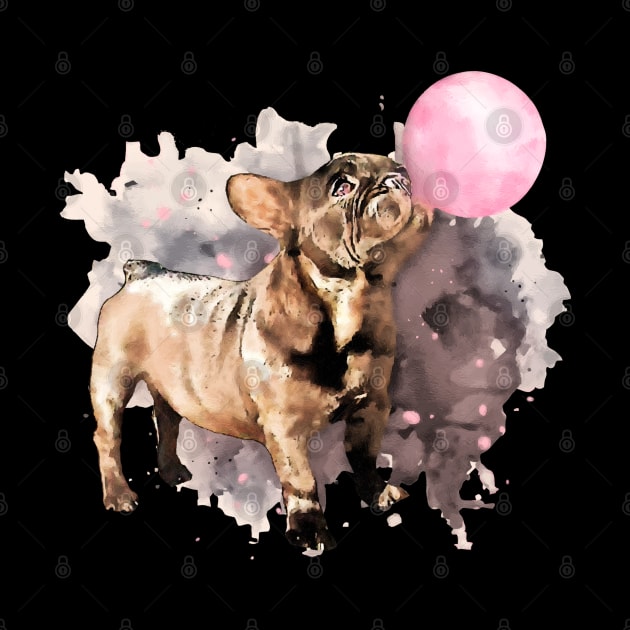 French bulldog, Frenchie 21 by Collagedream