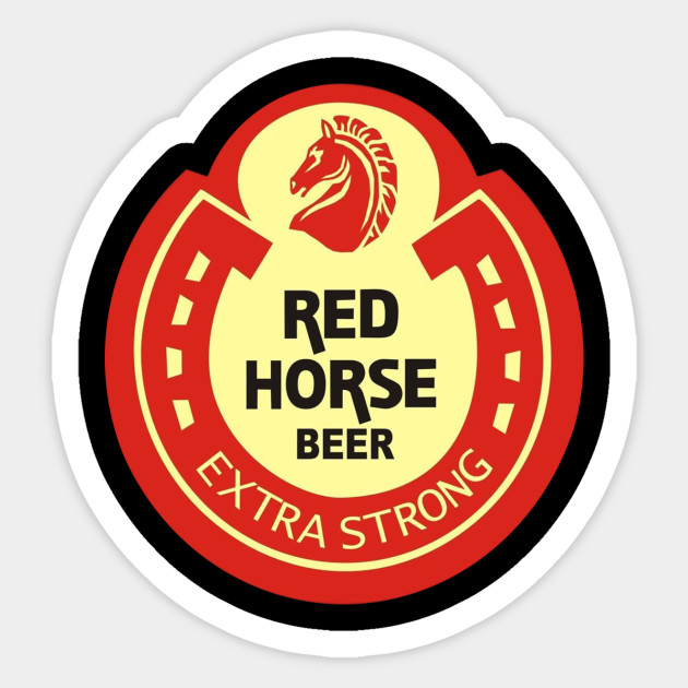 Red Horse - Red Horse Beer - Sticker | TeePublic