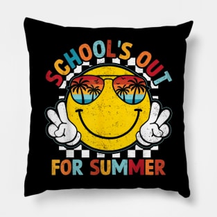 school out for hello summer Pillow