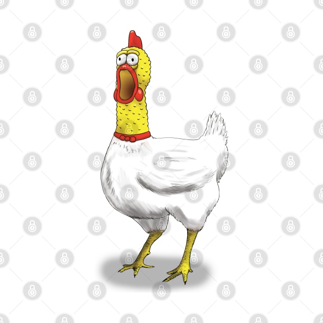 Rubber Headed Chicken by ThompsonTom Tees