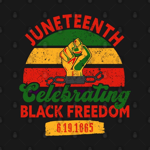 Juneteenth, Celebrating Black Freedom, 6-19-1865, Black History, Freedom by UrbanLifeApparel