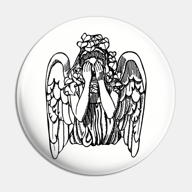 Weeping angel Pin by senkova