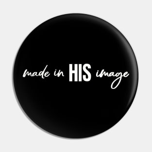 Made In HIS Image Pin
