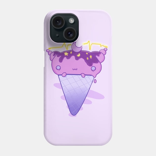 Alien icecream cone Phone Case by moonlitdoodl