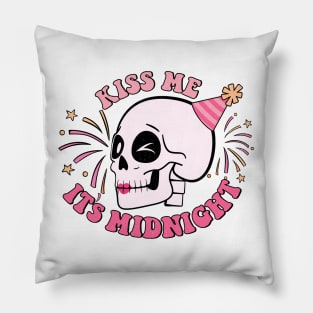 Kiss Me It's Midnight Pillow