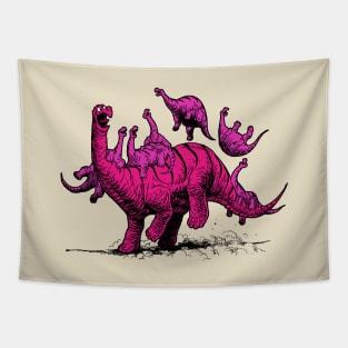 Playful Dinosaur Tapestry