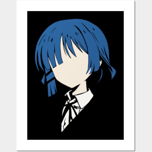 Bocchi the Rock Anime Characters Blue Short Haired Girl Ryo Yamada Pfp in  Minimalist Vector Art (Transparent) - Bocchi The Rock - Posters and Art  Prints | TeePublic