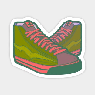 Vintage Hightop Sneakers Magnet