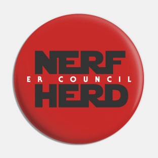 Nerfherder Council: Gray Logo Pin