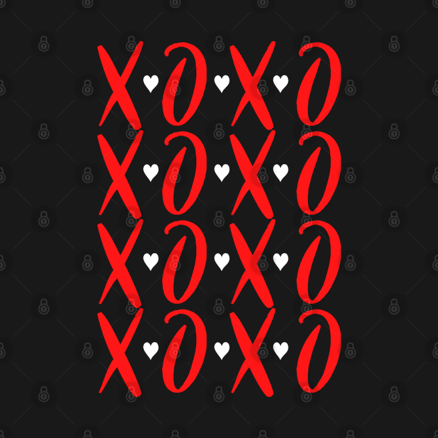 XO Hugs And Kisses Valentine's Day Valentine Hugs and Kisses by Famgift