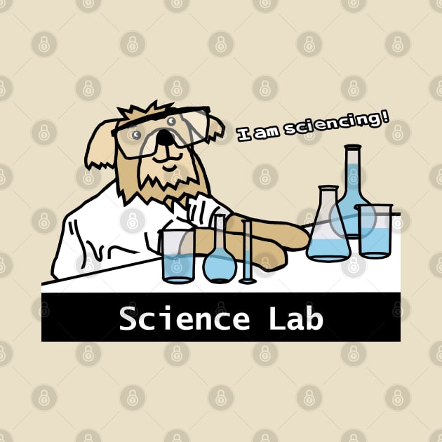 Science Lab and Dog by ellenhenryart