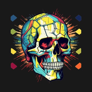 Abstract Skull Explosion T-Shirt