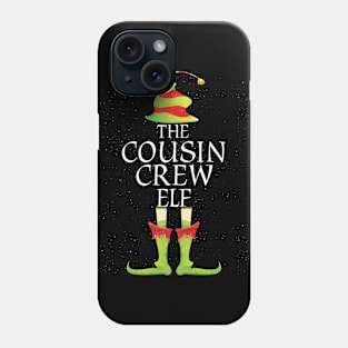 Cousin Crew Elf Family Matching Christmas Group Funny Gift Phone Case