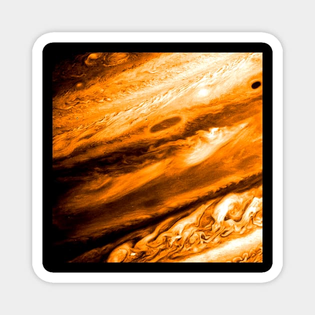 Clouds Of Jupiter Magnet by Celtic Morrigan