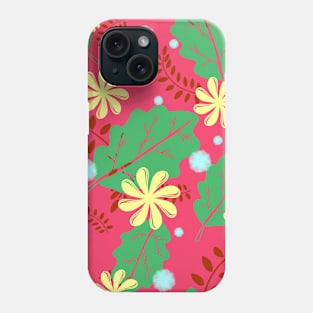 Pink floral Phone Case