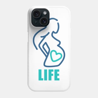 Pregnant Mother Pro Life Love Phone Case