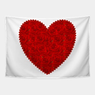 Rose Heart Tapestry