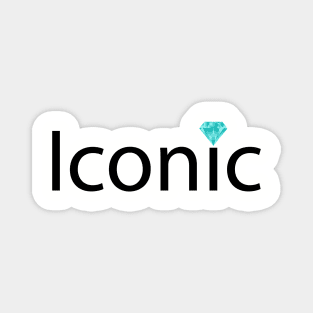 Iconic typographic artwork Magnet