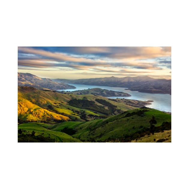 Looking down on Akaroa 1 by charlesk