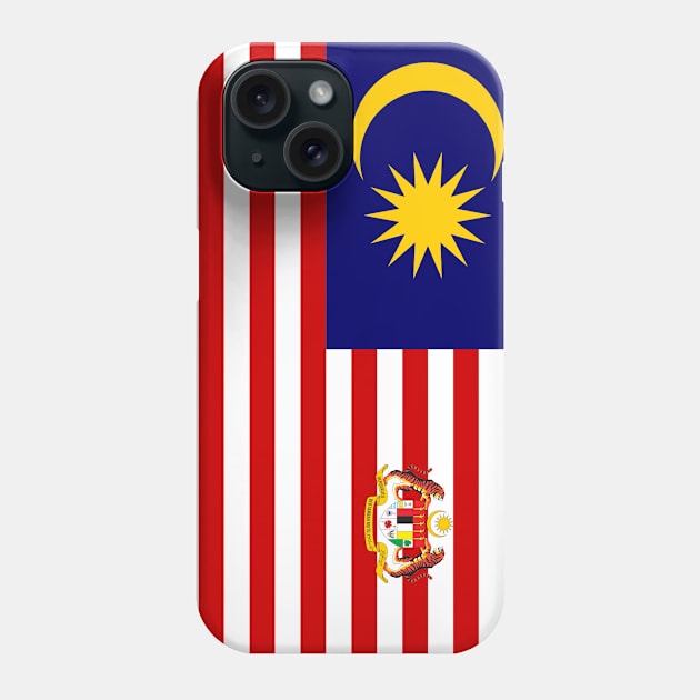 Malaysia Flag Phone Case by Historia