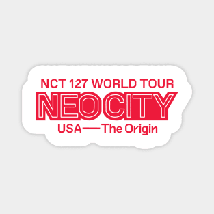 Kpop NCT 127 Neo City The Origin USA Magnet