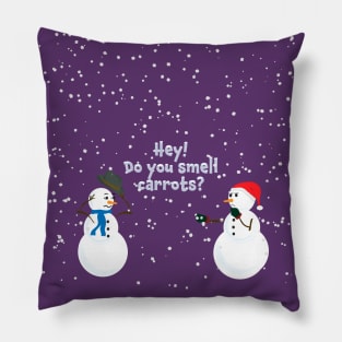 Christmas Snowmen Pillow