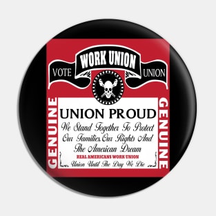 Union Proud-America Pin