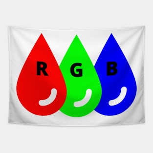 RGB colors drops Tapestry