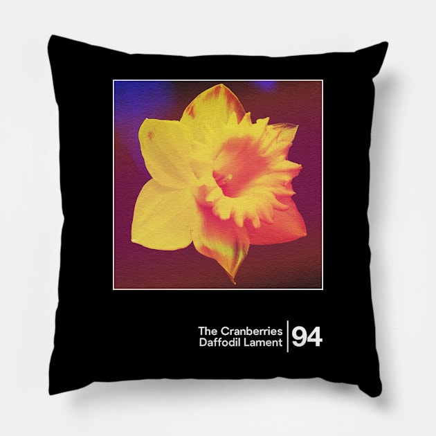 The Cranberries / Minimalist Graphic Design Fan Art Pillow by saudade